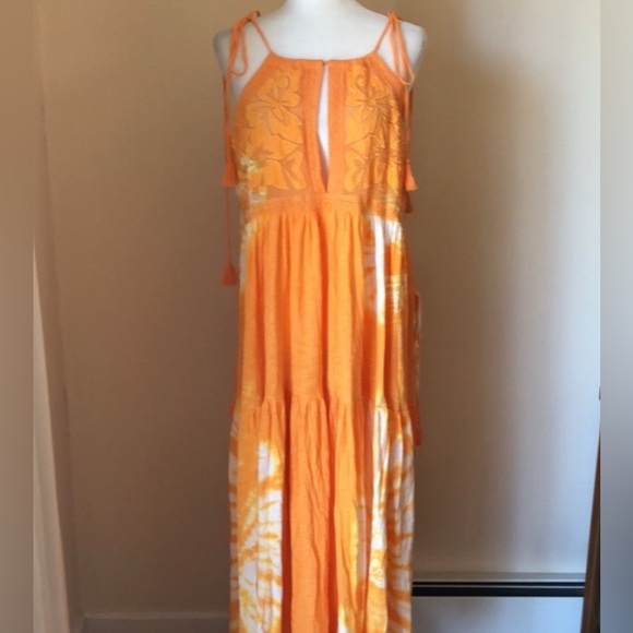 FREE PEOPLE BALI PALM BEACH MAXI DRESS - Picture 8 of 12
